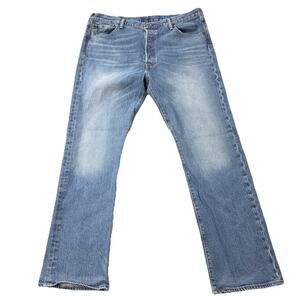 Levis 501 Original Fit Button Fly Jeans Medium Wash Denim 36x32 Classic Y2K